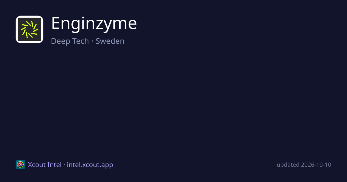 Enginzyme — share card preview