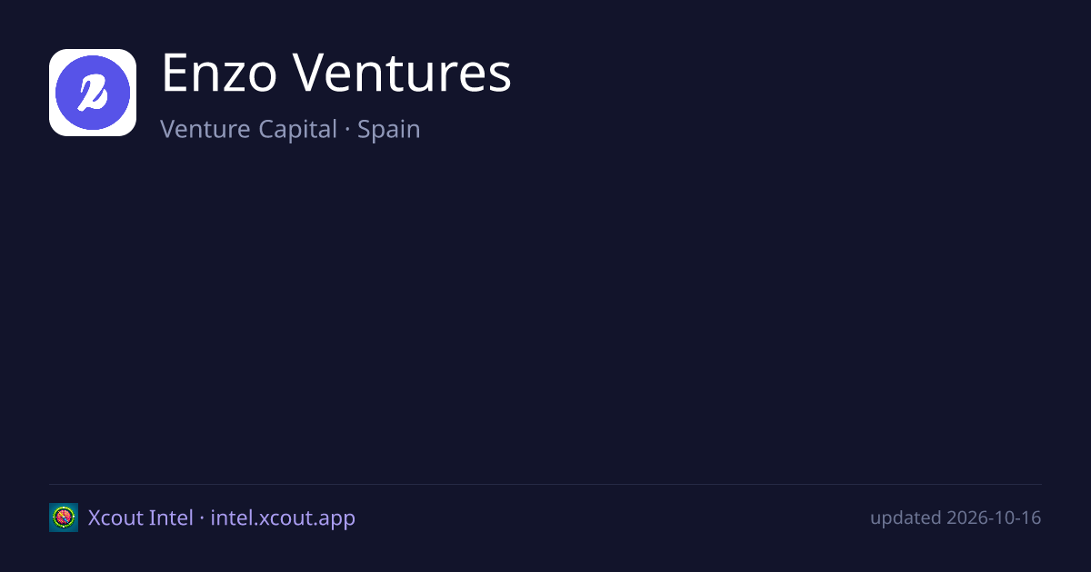 Enzo Ventures — share card preview