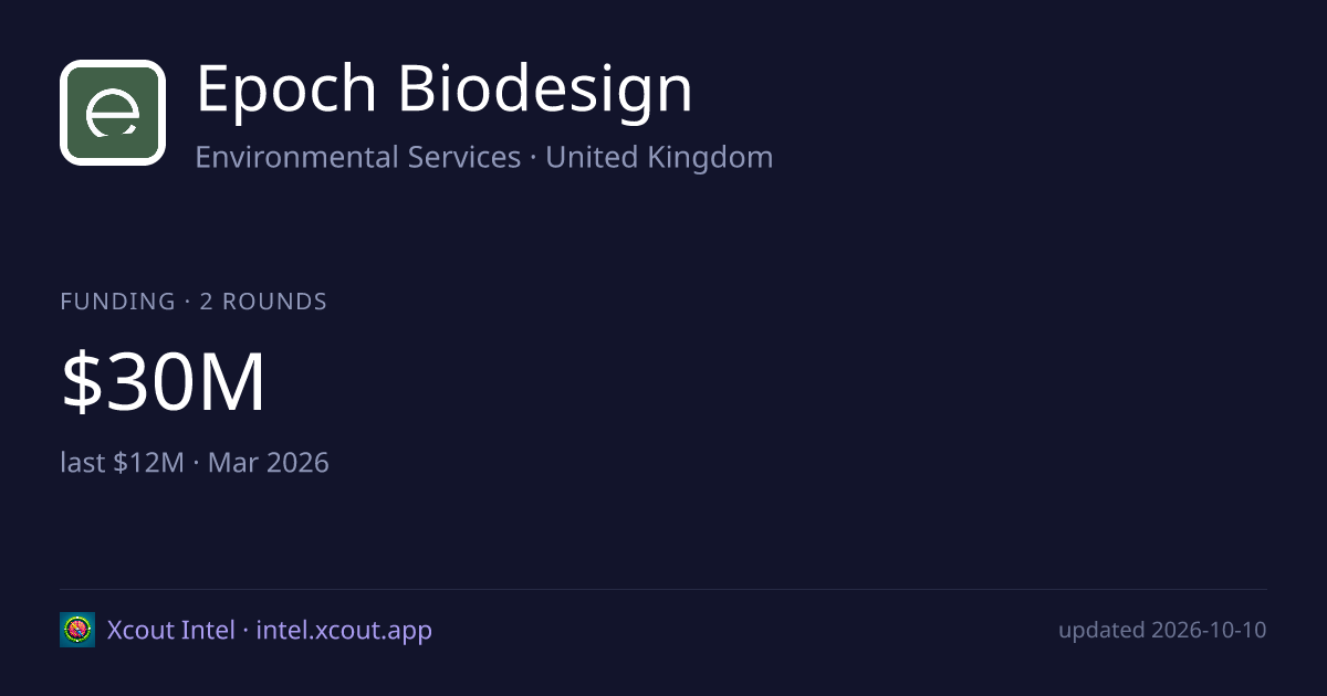 Epoch Biodesign — share card preview