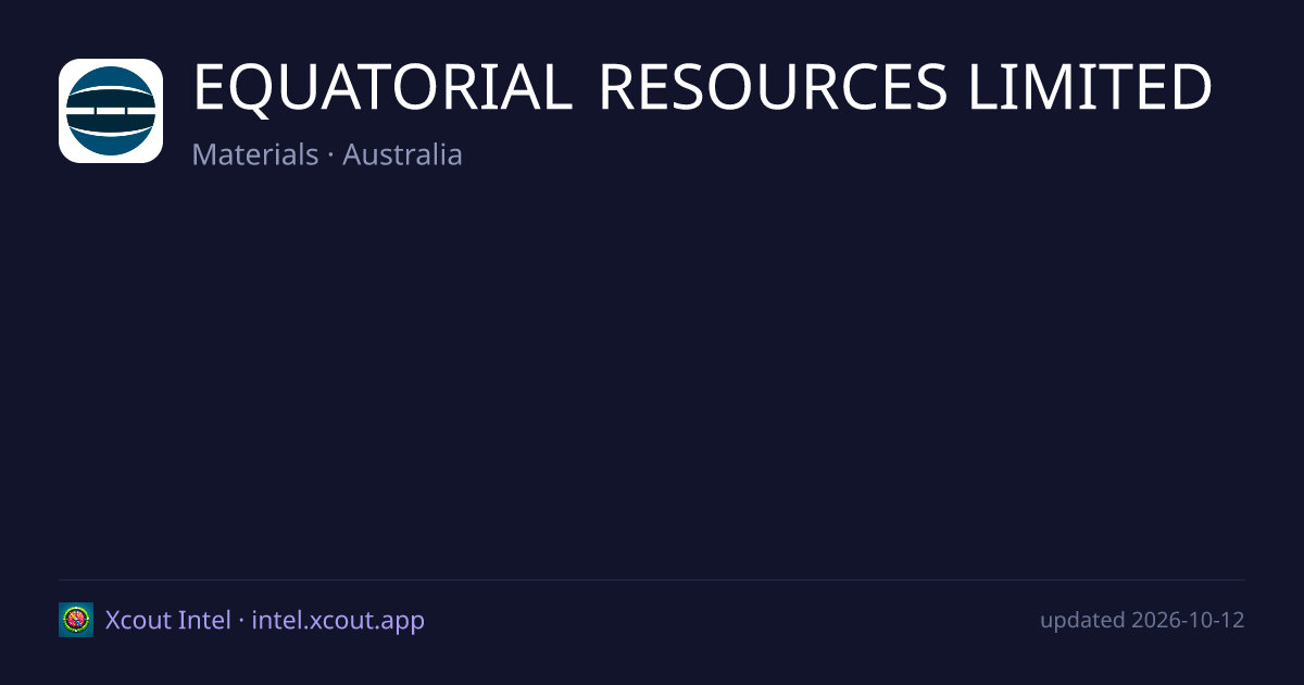 EQUATORIAL RESOURCES LIMITED — share card preview
