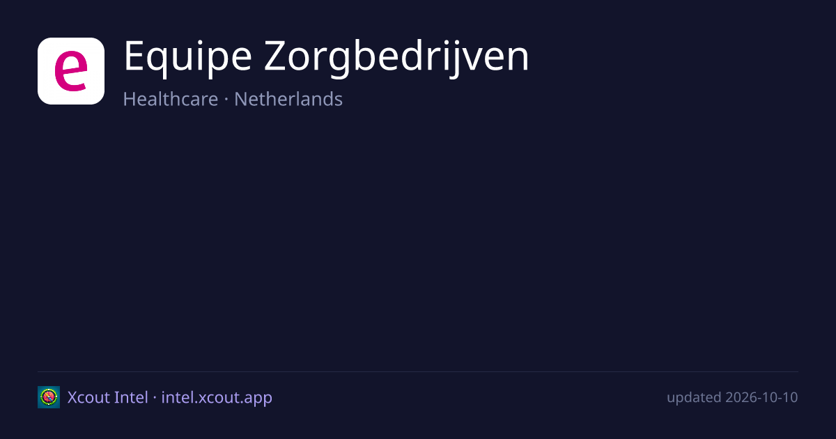 Equipe Zorgbedrijven — share card preview