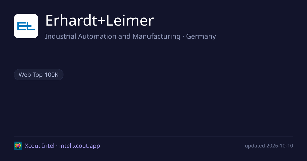 Erhardt+Leimer — share card preview