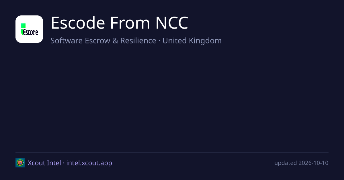 Escode From NCC — share card preview