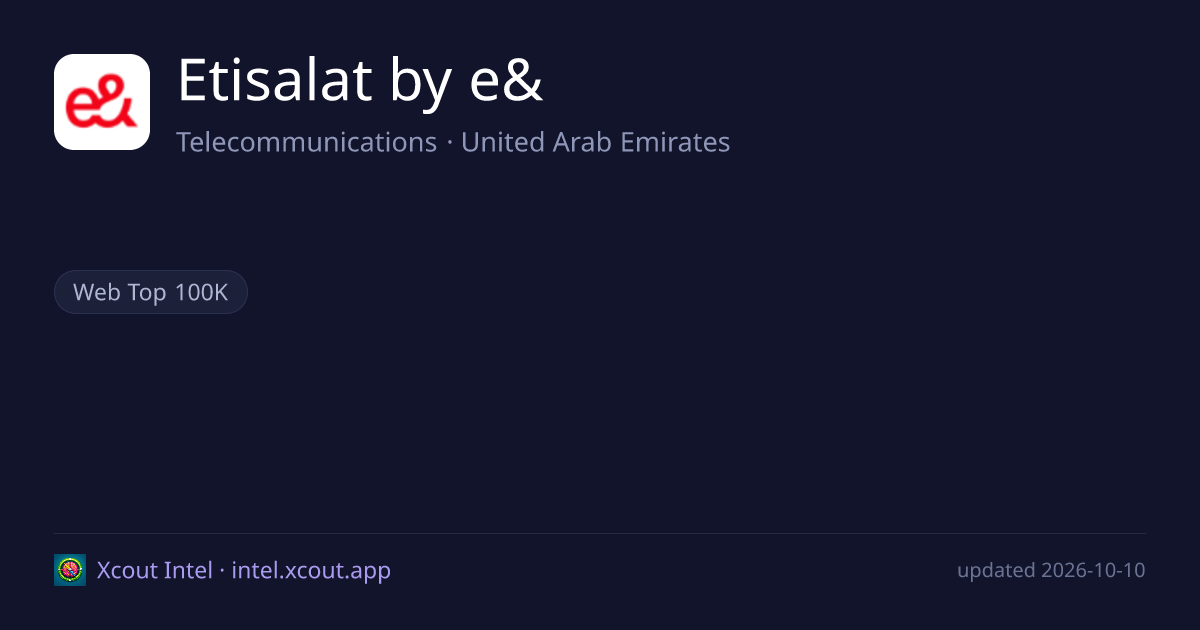 Etisalat by e& — share card preview