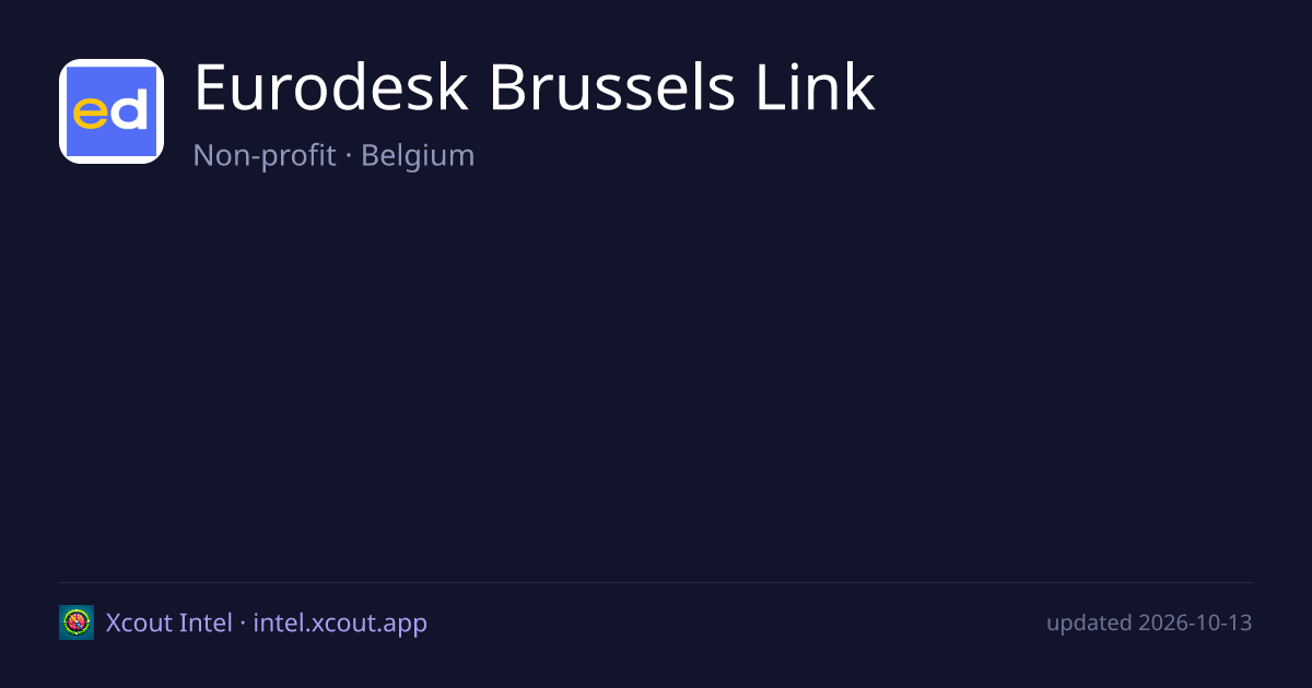 Eurodesk Brussels Link — share card preview