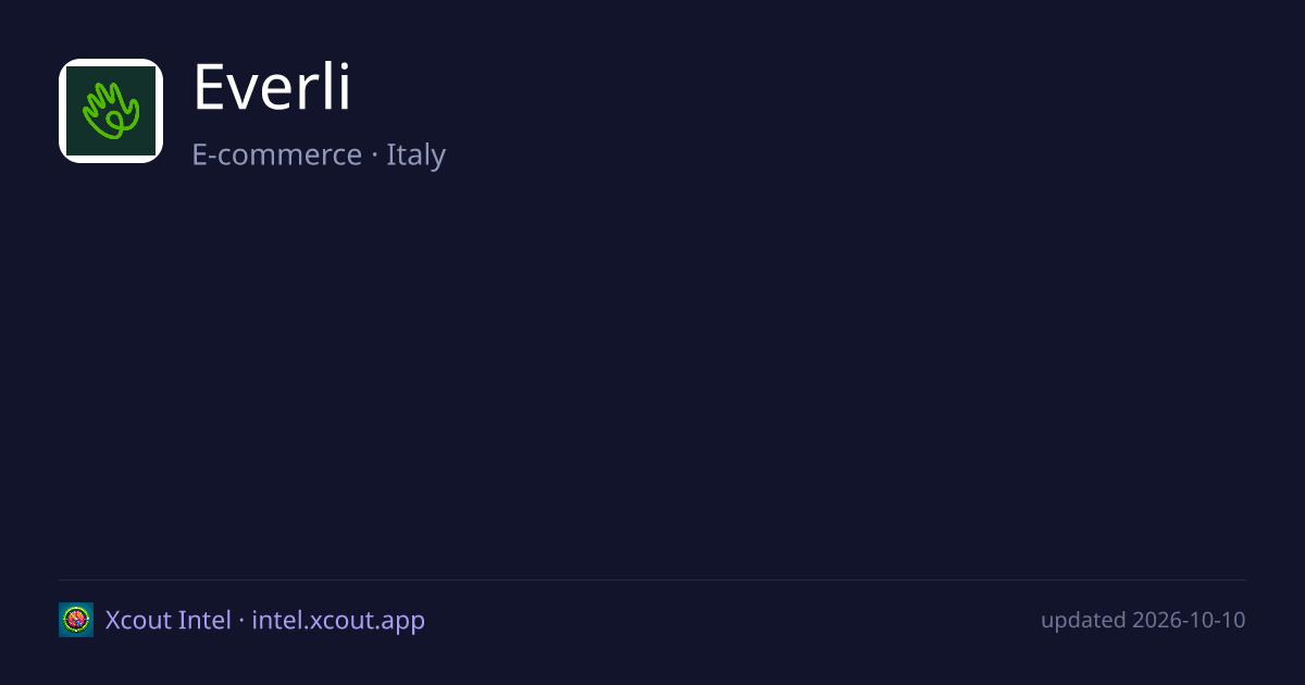 Everli — share card preview