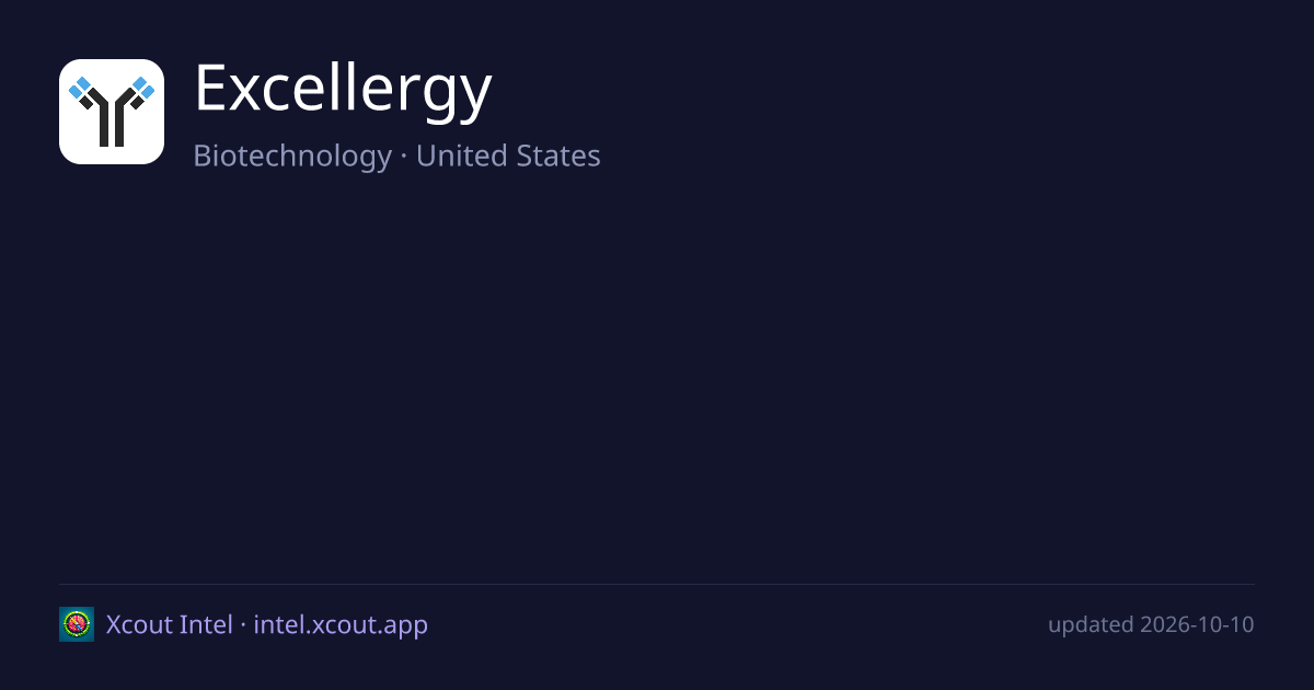 Excellergy — share card preview