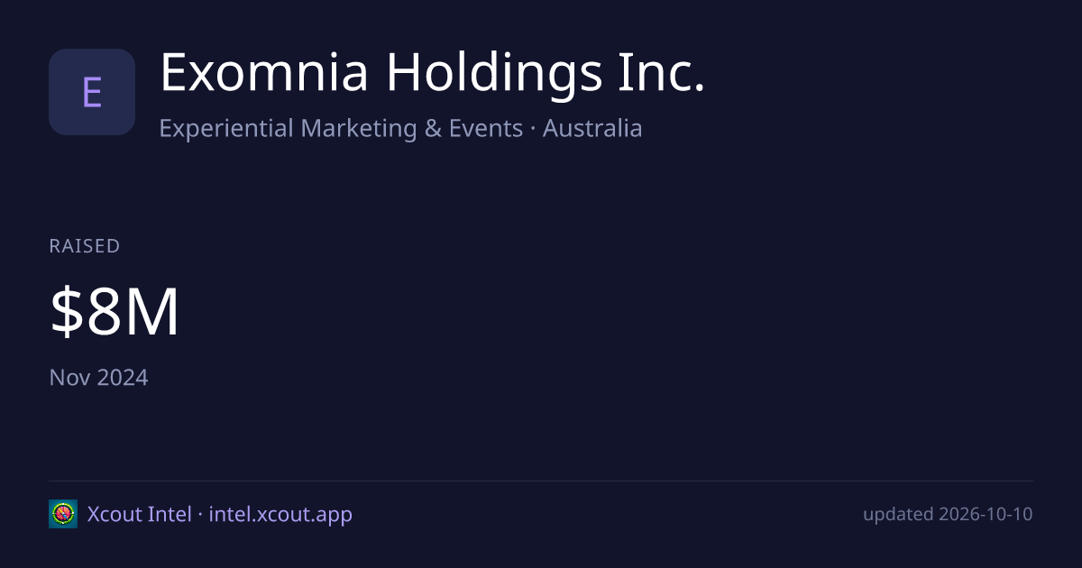 Exomnia Holdings Inc. — share card preview