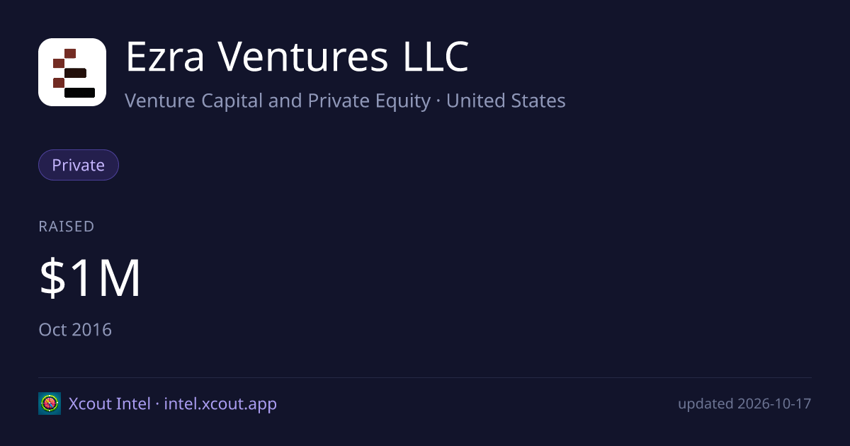 Ezra Ventures LLC — share card preview