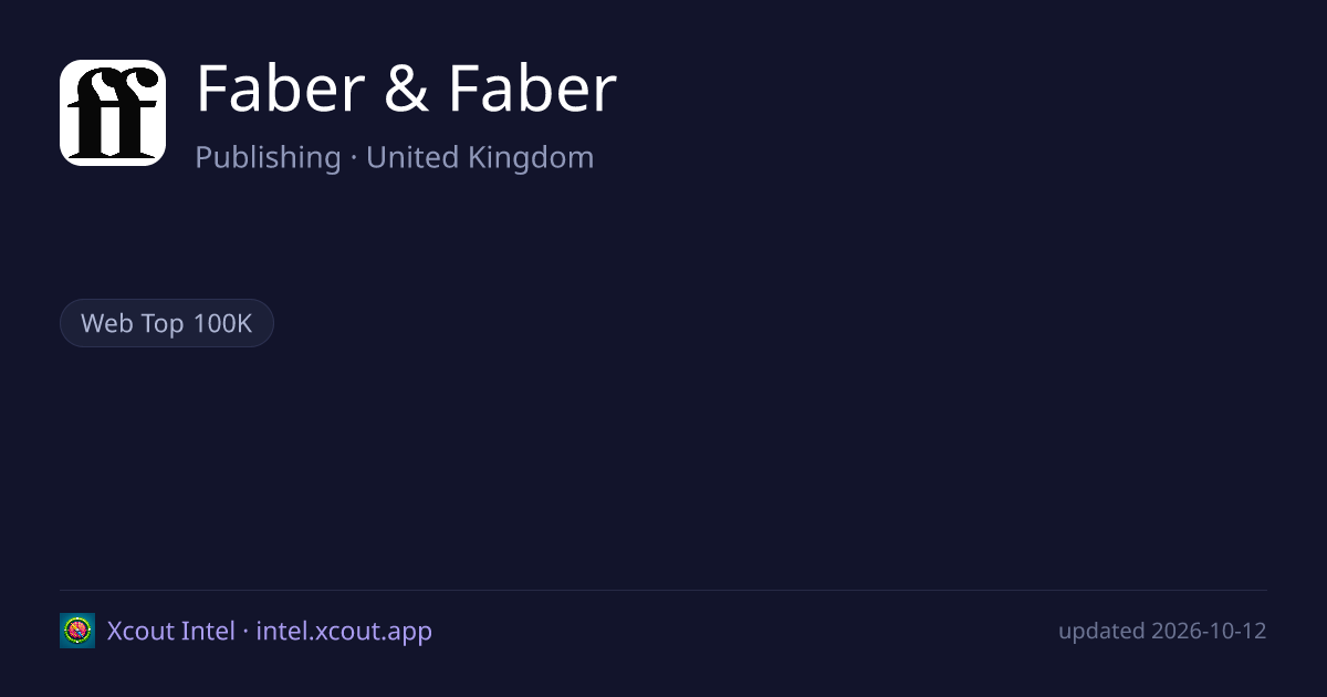 Faber & Faber — share card preview