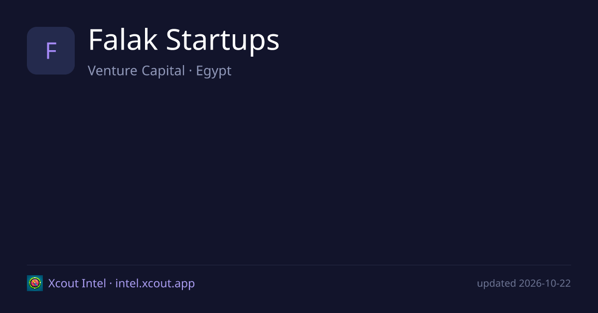 Falak Startups — share card preview