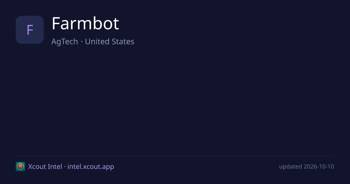 Farmbot — share card preview