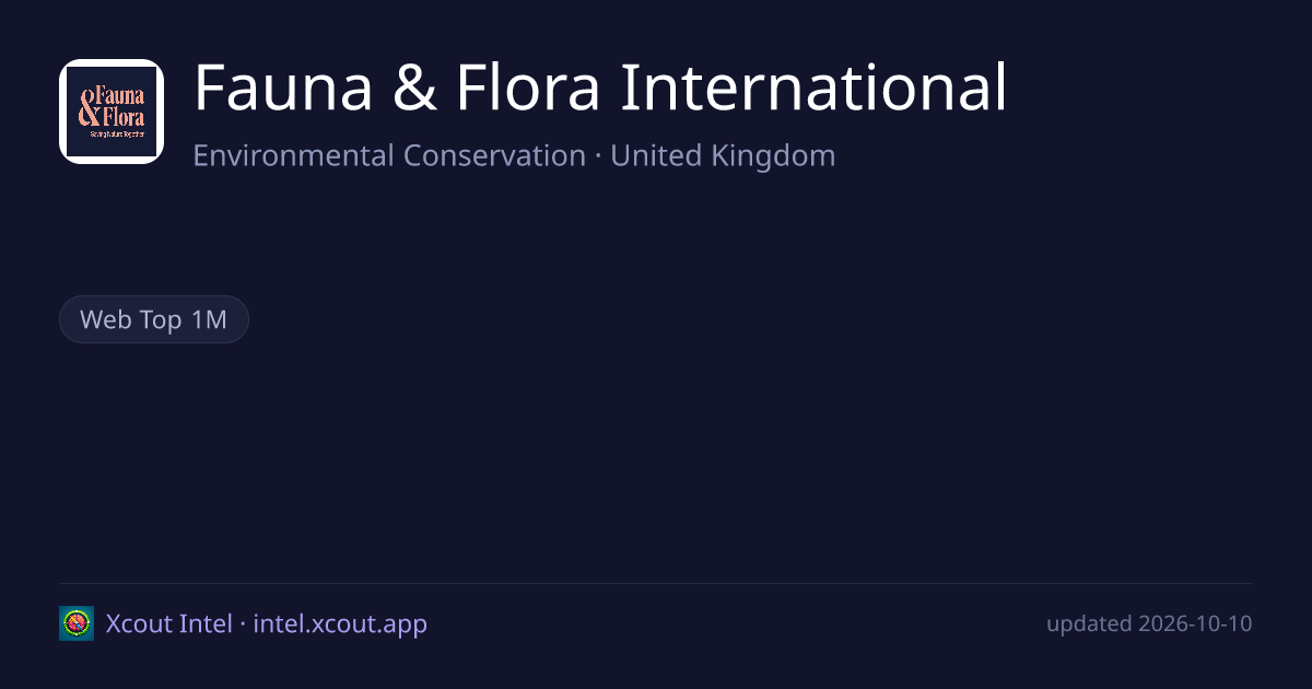 Fauna & Flora International — share card preview
