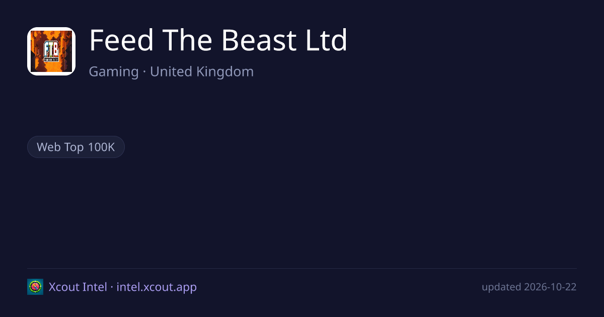 Feed The Beast Ltd — share card preview