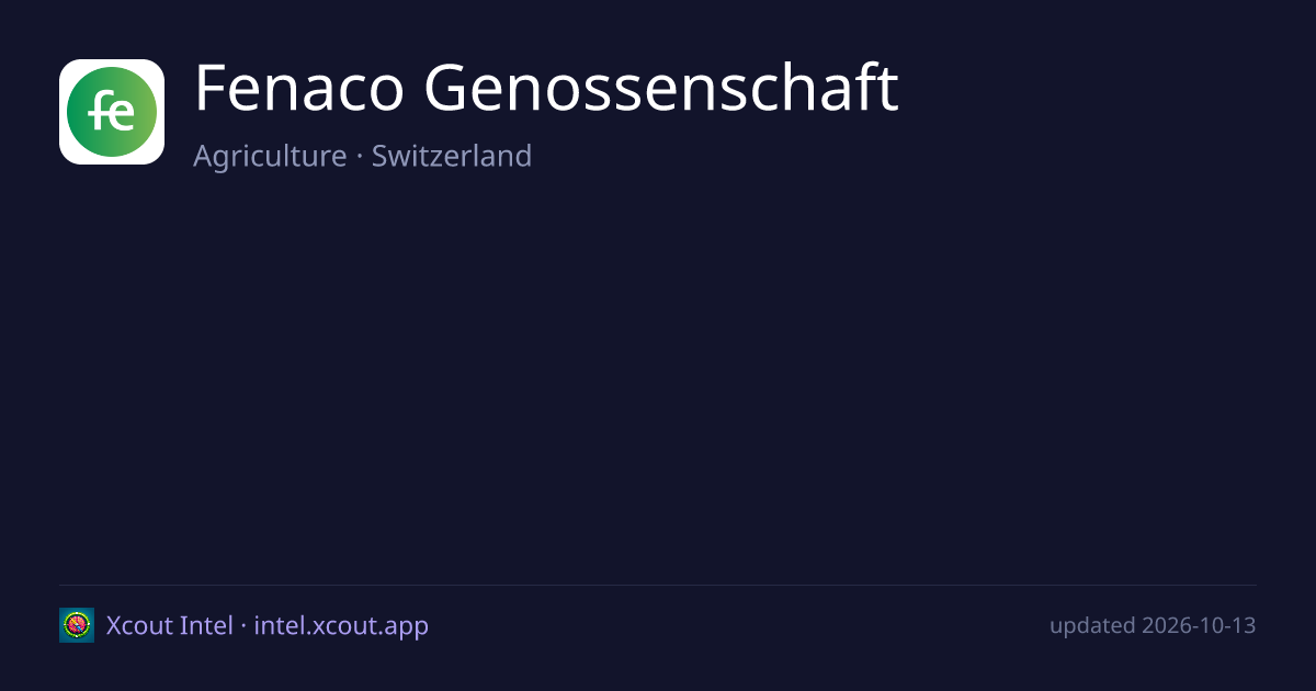Fenaco Genossenschaft — share card preview