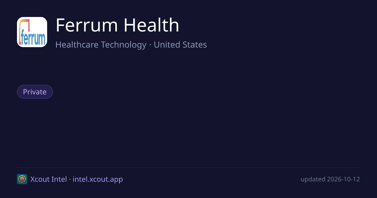 Ferrum Health — share card preview