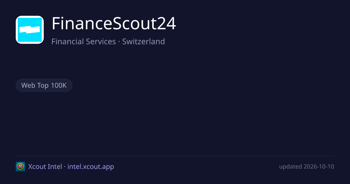 FinanceScout24 — share card preview