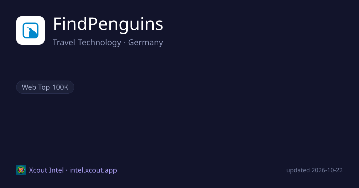 FindPenguins — share card preview