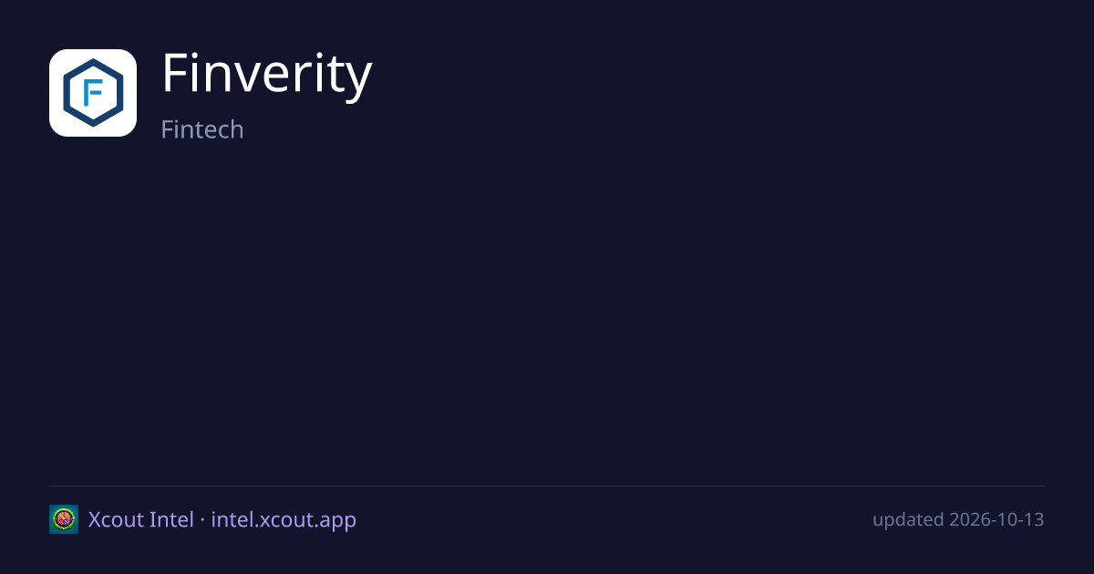 Finverity — share card preview