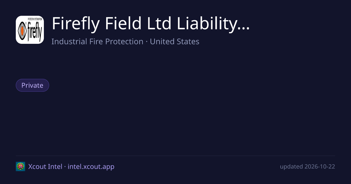 Firefly Field Ltd Liability Co — share card preview