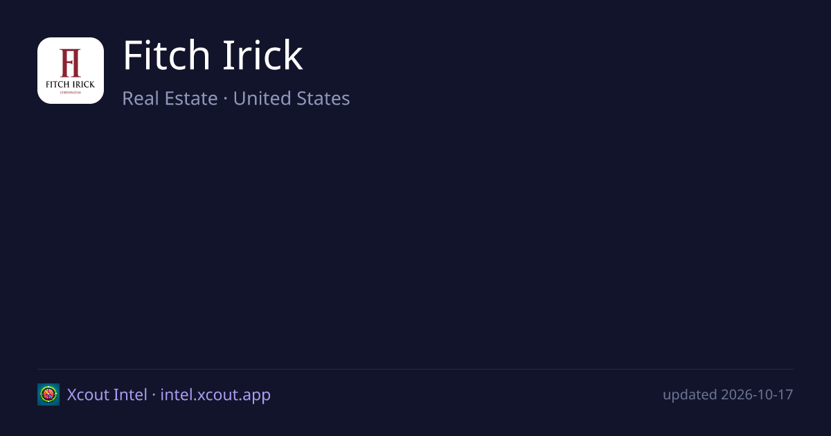 Fitch Irick — share card preview