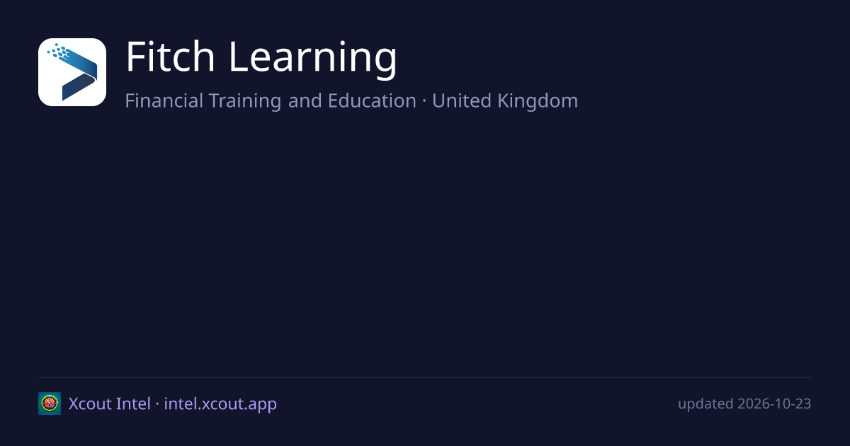 Fitch Learning — share card preview