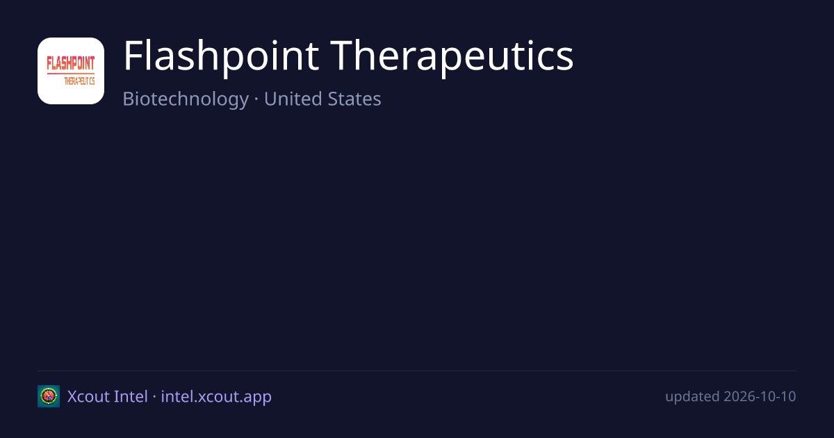 Flashpoint Therapeutics — share card preview