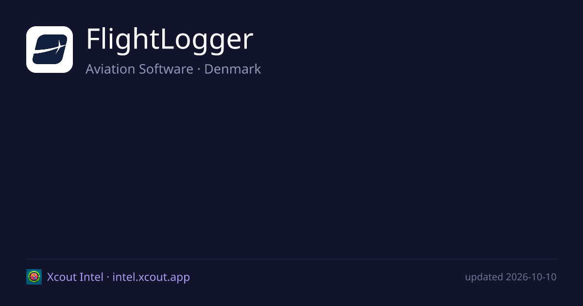 FlightLogger — share card preview