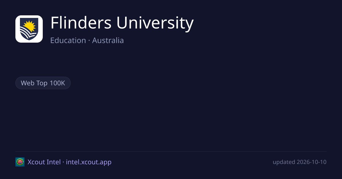 Flinders University — share card preview