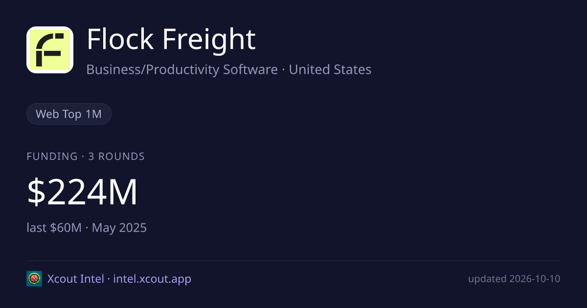 Flock Freight — share card preview