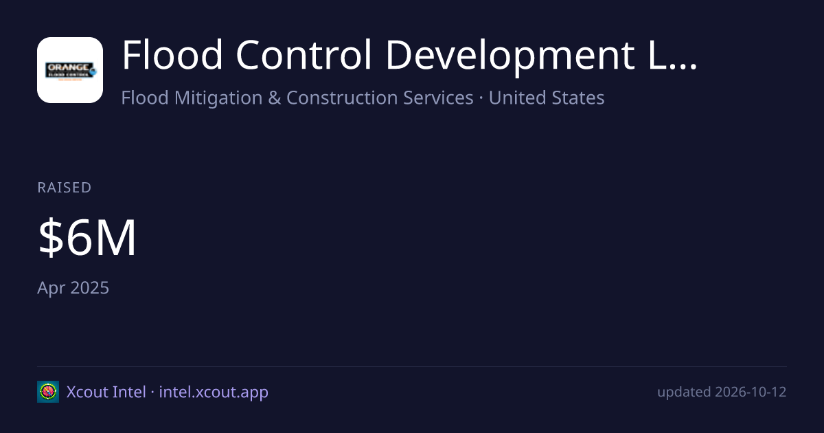 Flood Control Development Ltd Liability Co — share card preview