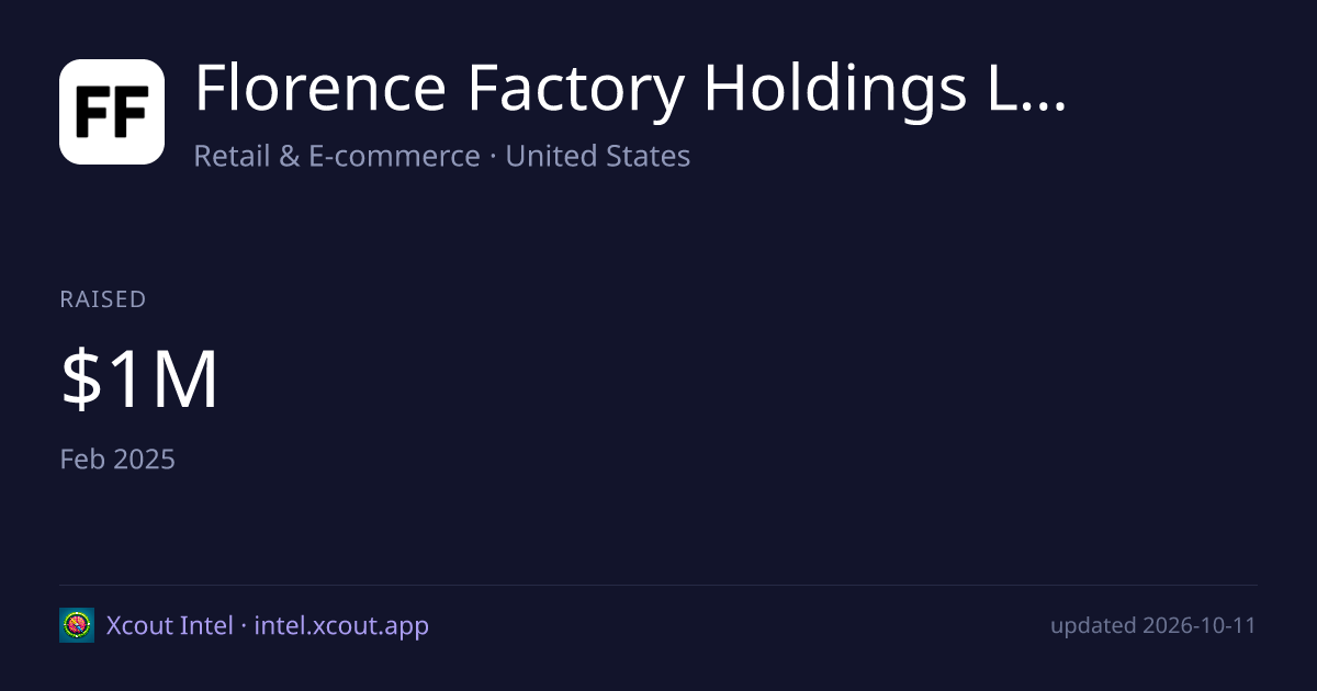 Florence Factory Holdings LLC — share card preview