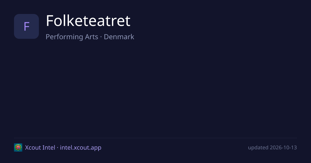 Folketeatret — share card preview