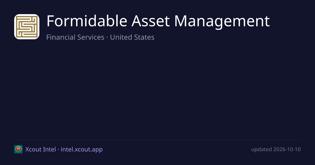 Formidable Asset Management — share card preview