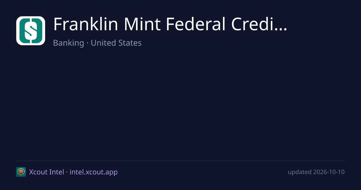 Franklin Mint Federal Credit Union — share card preview