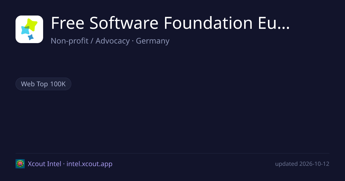 Free Software Foundation Europe — share card preview