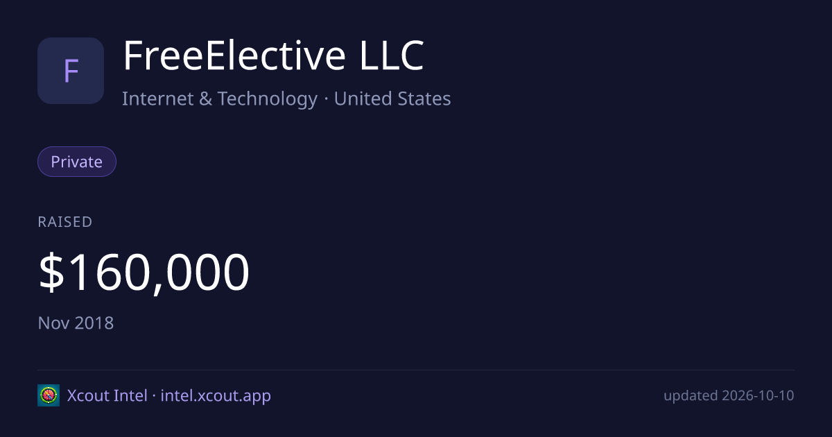 FreeElective LLC — share card preview