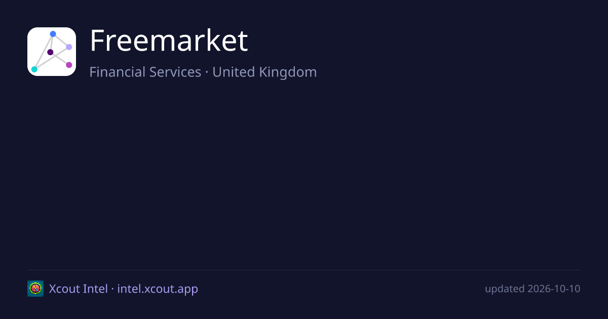 Freemarket — share card preview