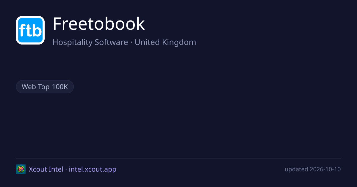 Freetobook — share card preview