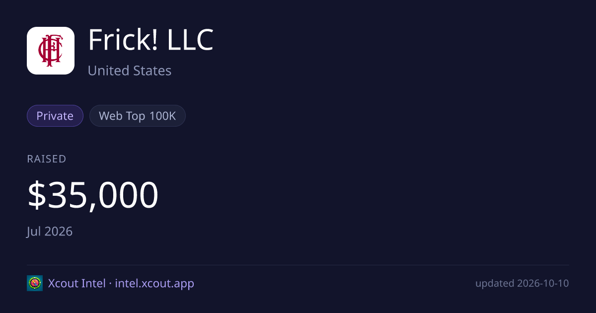 Frick! LLC — share card preview