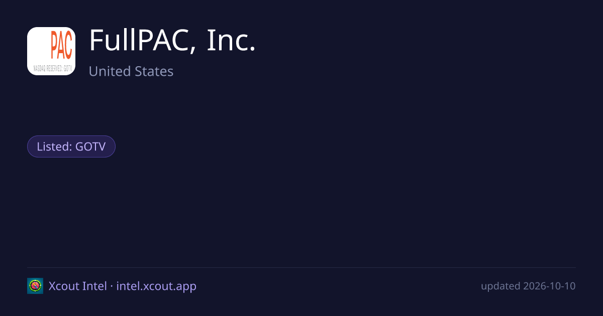 FullPAC, Inc. — share card preview