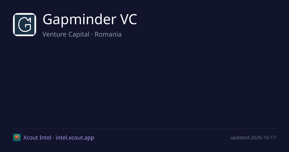 Gapminder VC — share card preview
