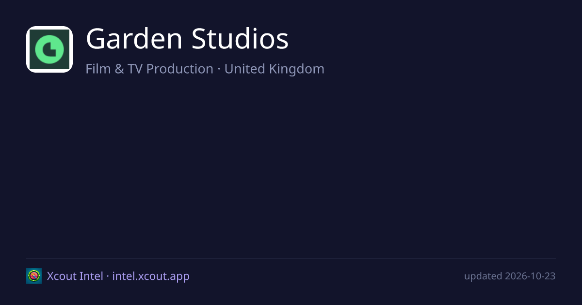 Garden Studios — share card preview
