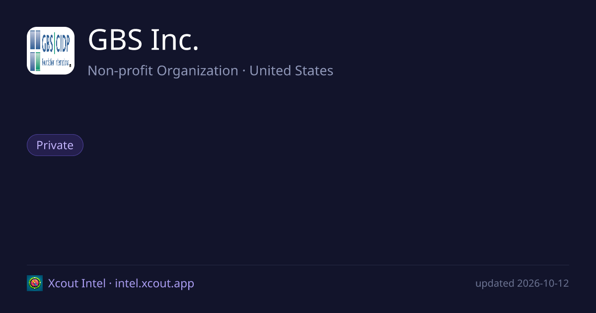 GBS Inc. — share card preview