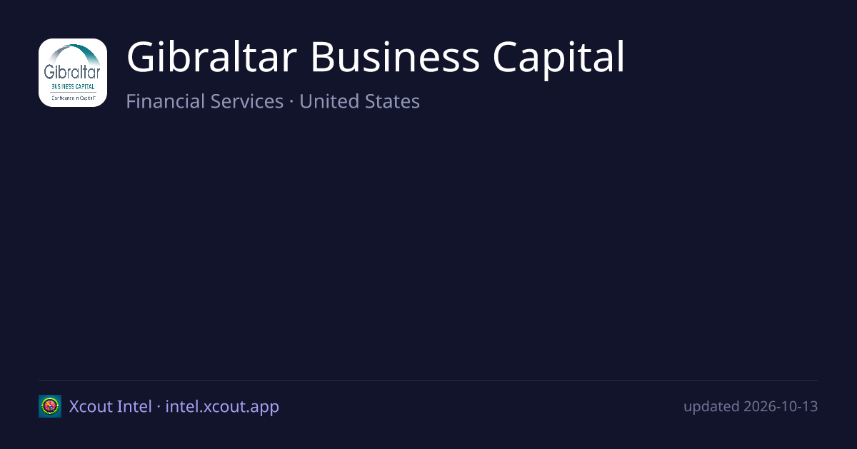 Gibraltar Business Capital — share card preview