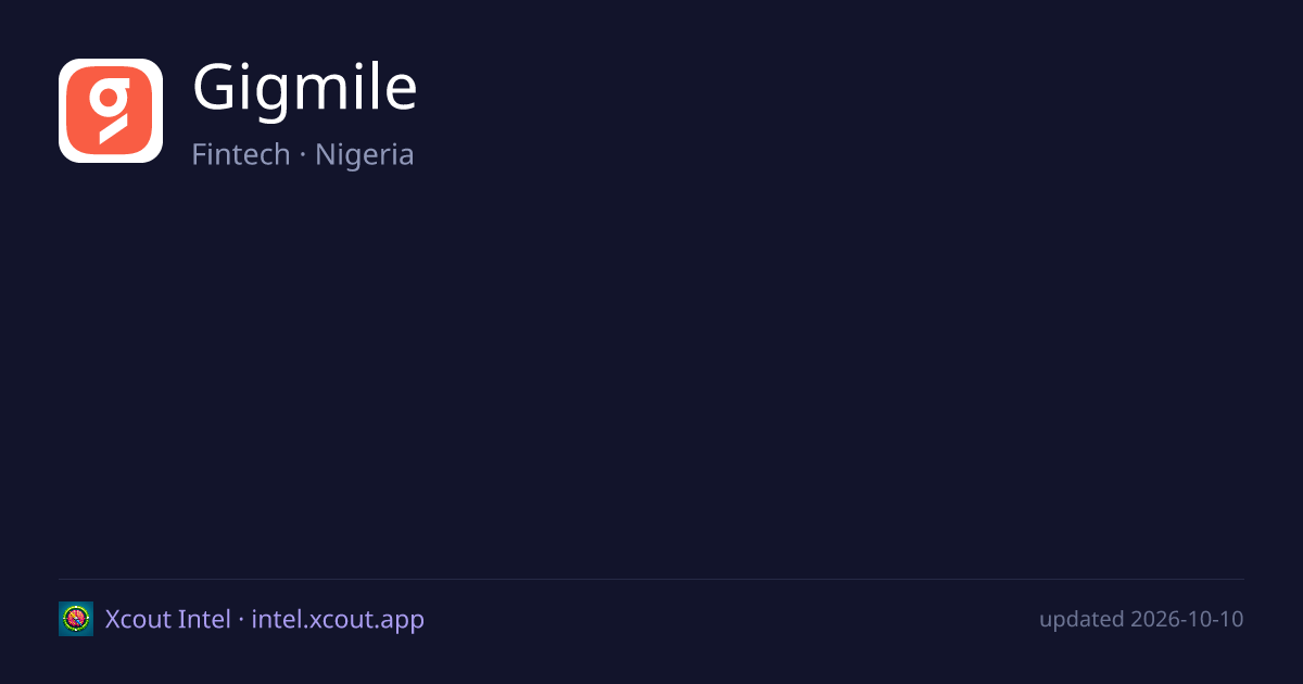 Gigmile — share card preview