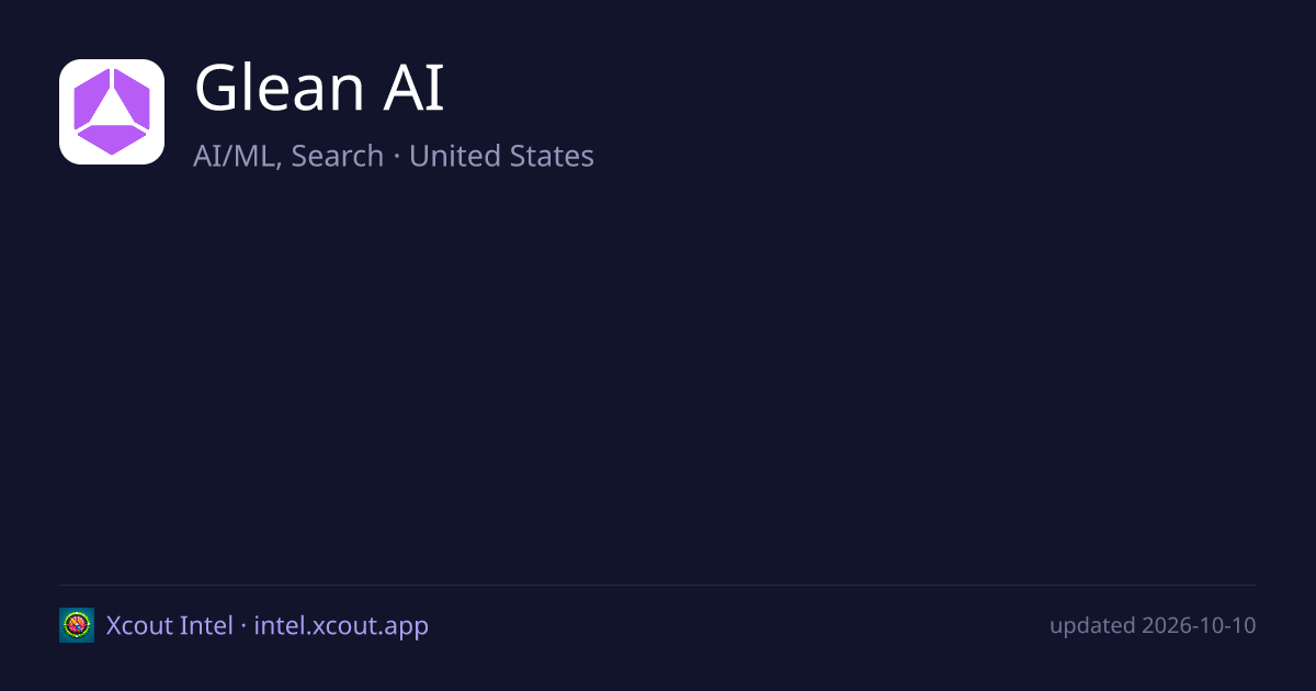 Glean AI — share card preview