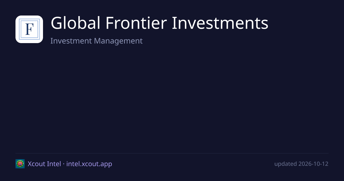 Global Frontier Investments — share card preview