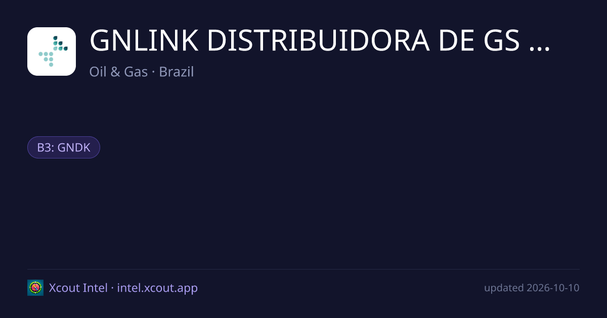 GNLINK DISTRIBUIDORA DE GS NATURAL S.A — share card preview