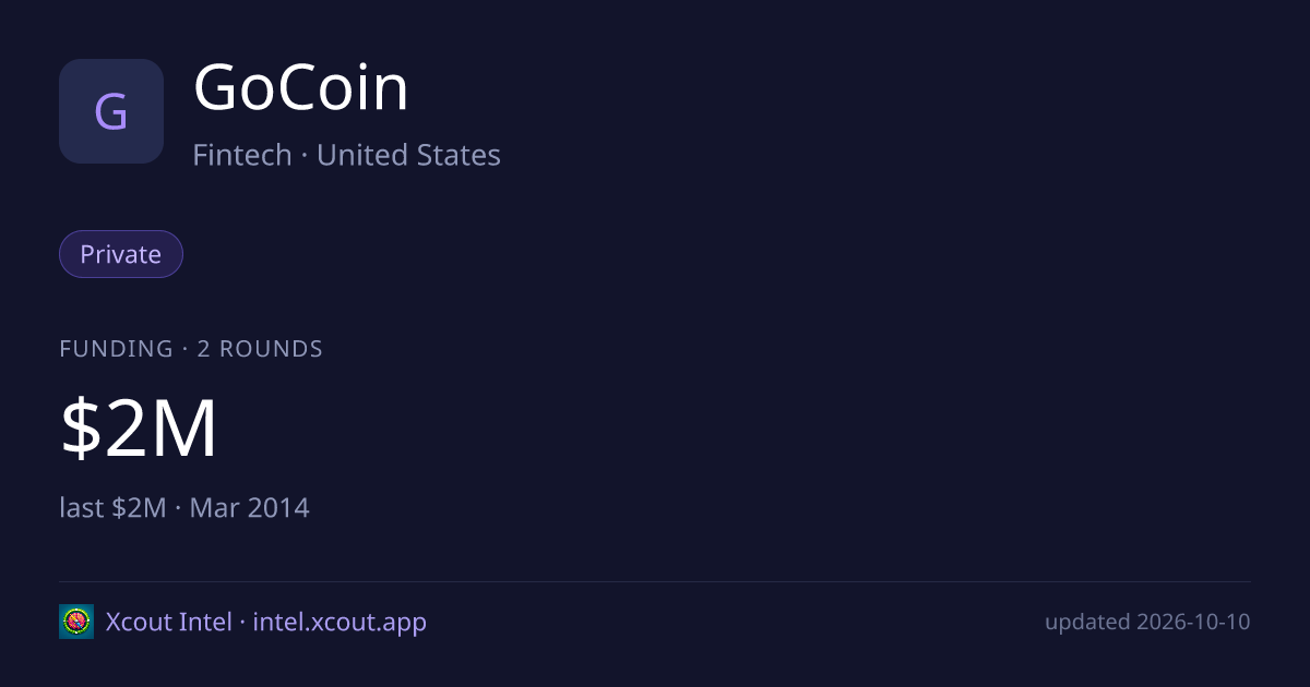 GoCoin — share card preview